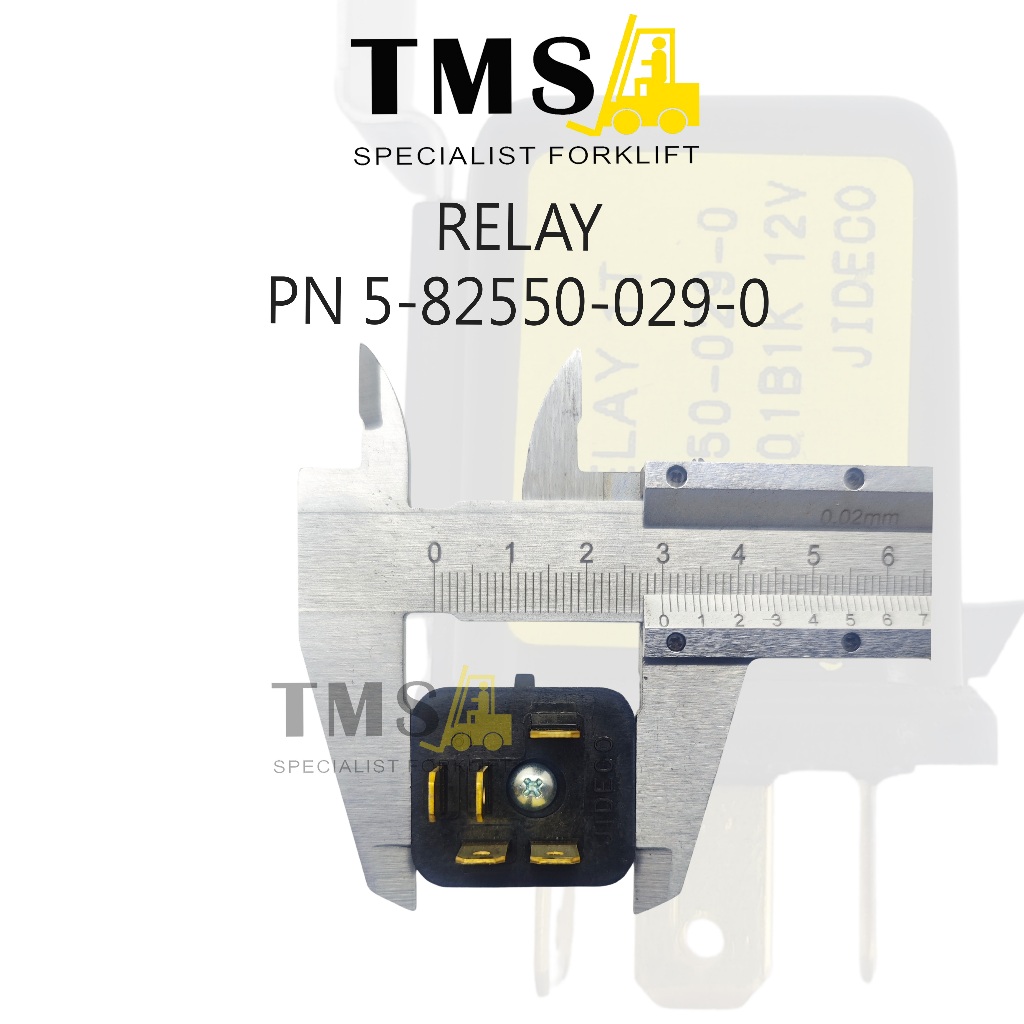 Relay 12V 5 Pin JIDECO MR5A001B1K Part Number 5-82550-029-0 Forklift - Gambar 4