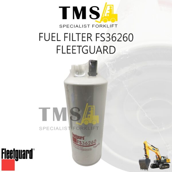 Fleetguard FS36260 Fuel Filter Water Separator Filter Solar Excavator Cummins QSZ13