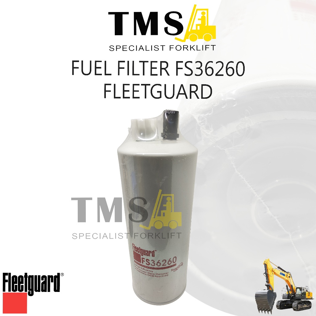 Fleetguard FS36260 Fuel Filter Water Separator Filter Solar Excavator Cummins QSZ13