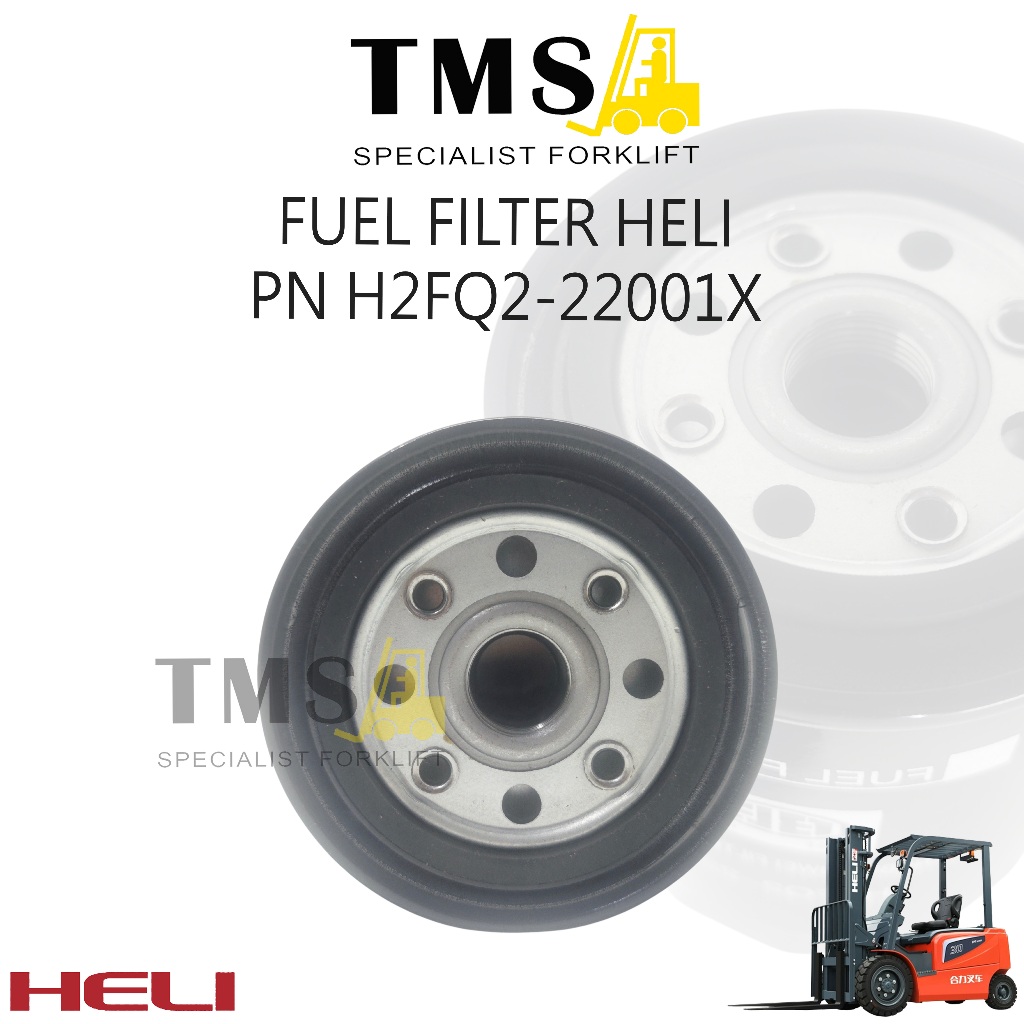 Fuel Filter Forklift HELI Part Number H2FQ2-22001X Forklift CPCD - Gambar 3