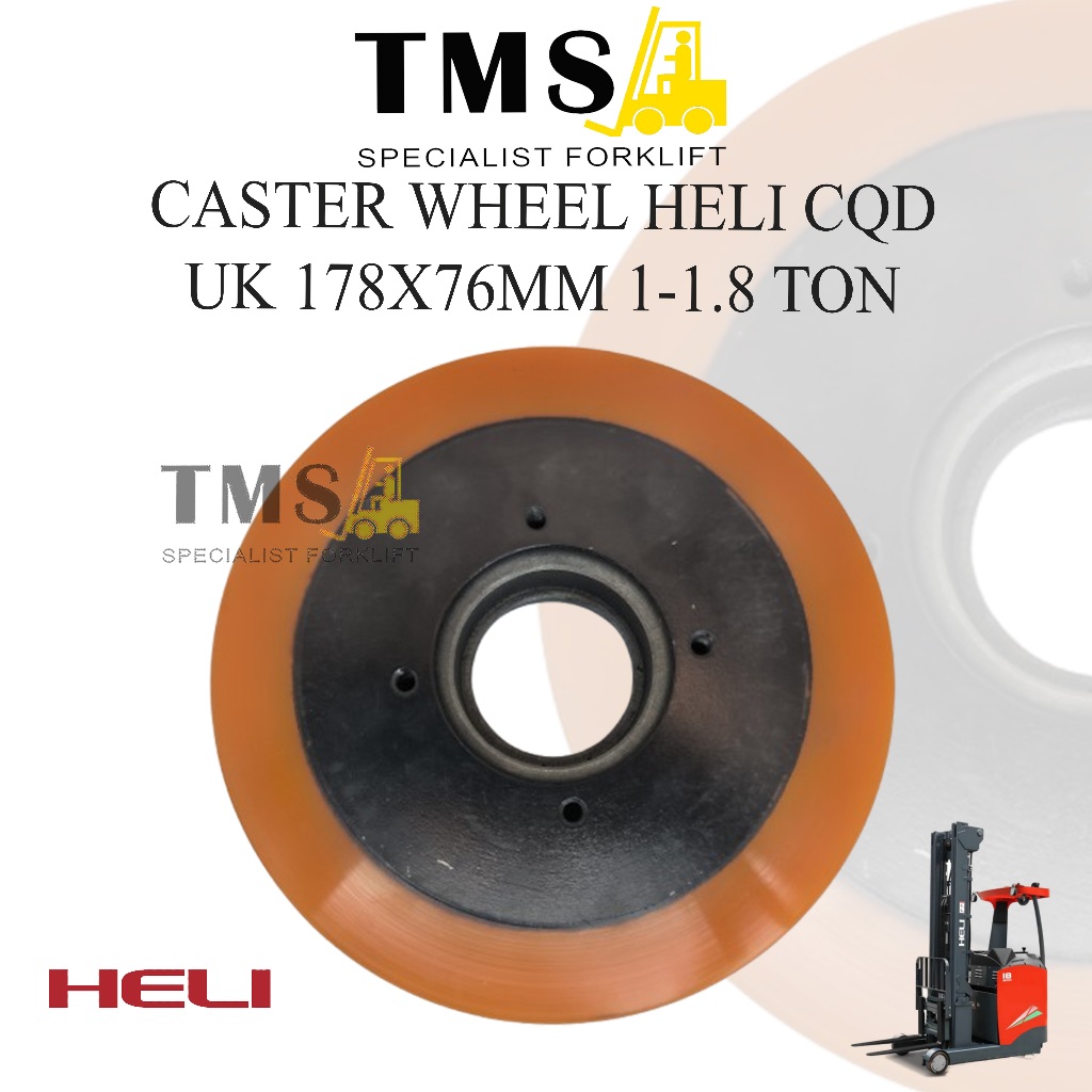 Roda Caster HELI CQD Forklift Reachtruck 178x76 Stabilizer Wheel Roda