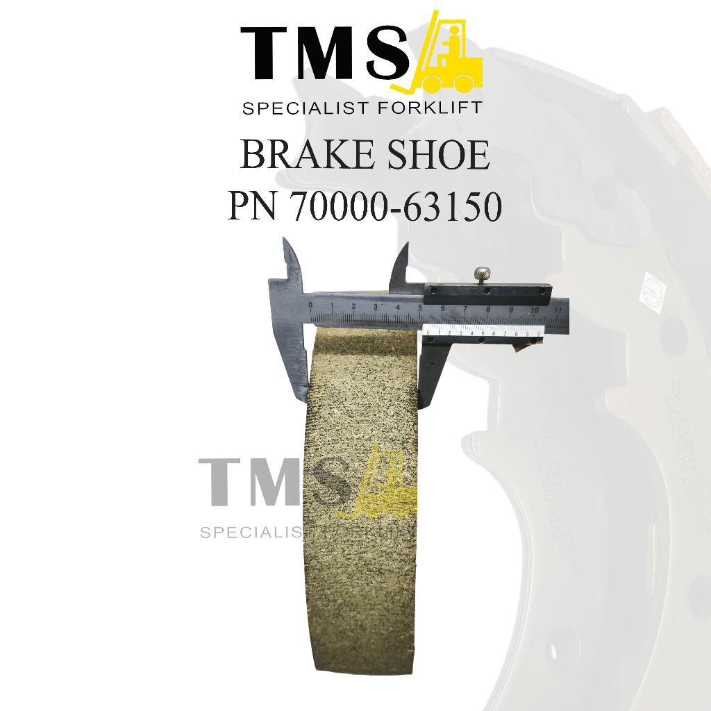Brake Shoe Part Number 70000-63150 For Forklift - Gambar 3