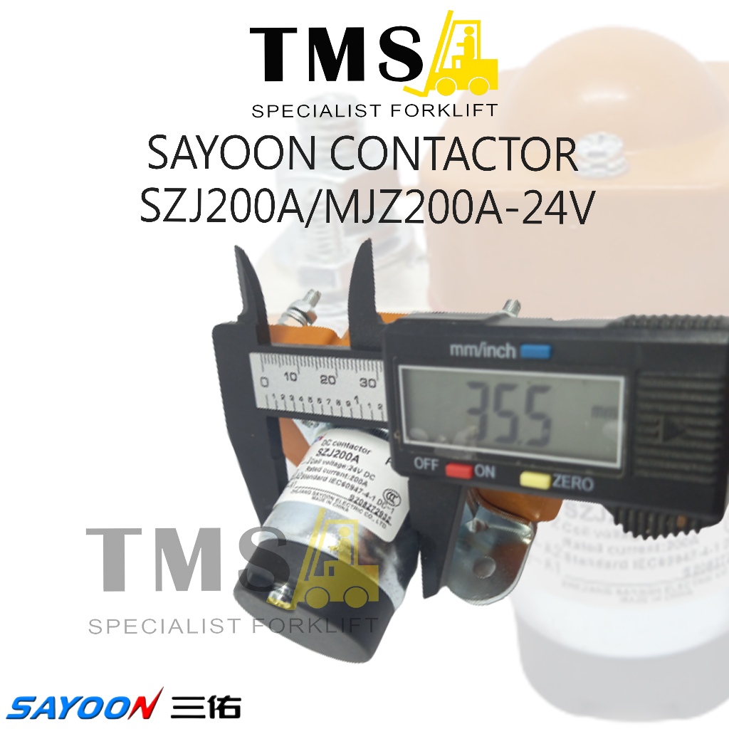 Sayoon Contactor SJZ MZJ 200A 24V For Forklift Handlift Electric Selenoid - Gambar 4