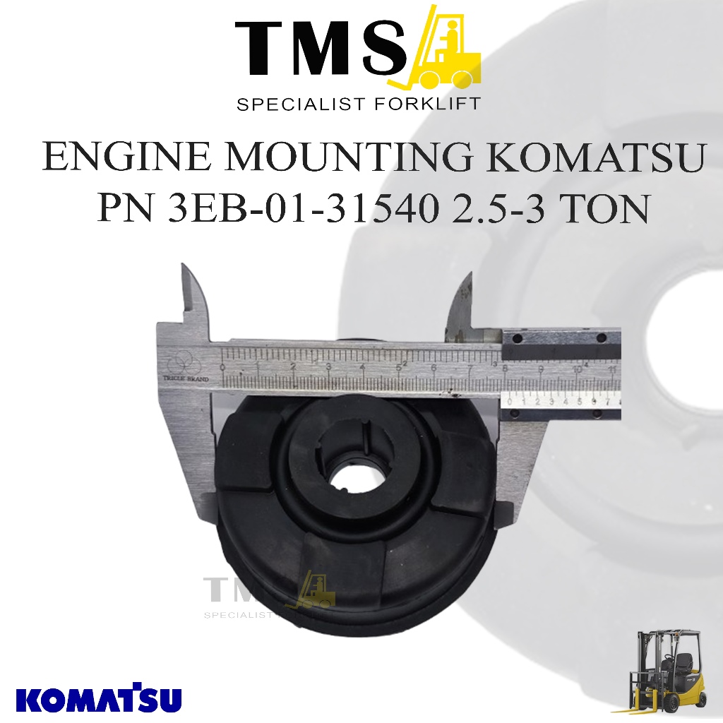Engine Mounting FD25 FD30 PART 3EB-01-31540 Komatsu Forklift 2.5 Ton - 3 Ton - Gambar 3