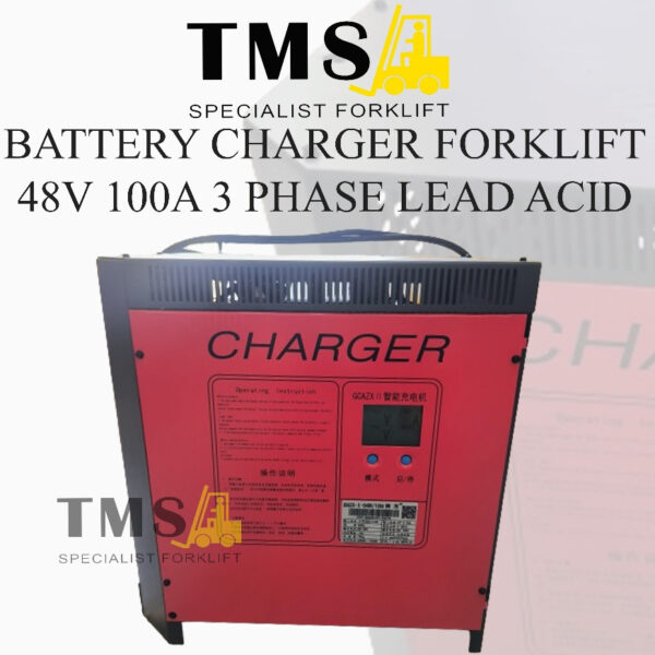 Charger Forklift Reachtruck 3 Phase 48V 100A Lead Acid Battery Charger