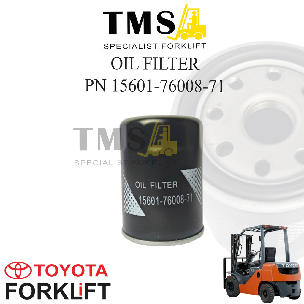Filter Oli Toyota 15601-76008-71 Forklift Toyota Oil Filter - Gambar 3