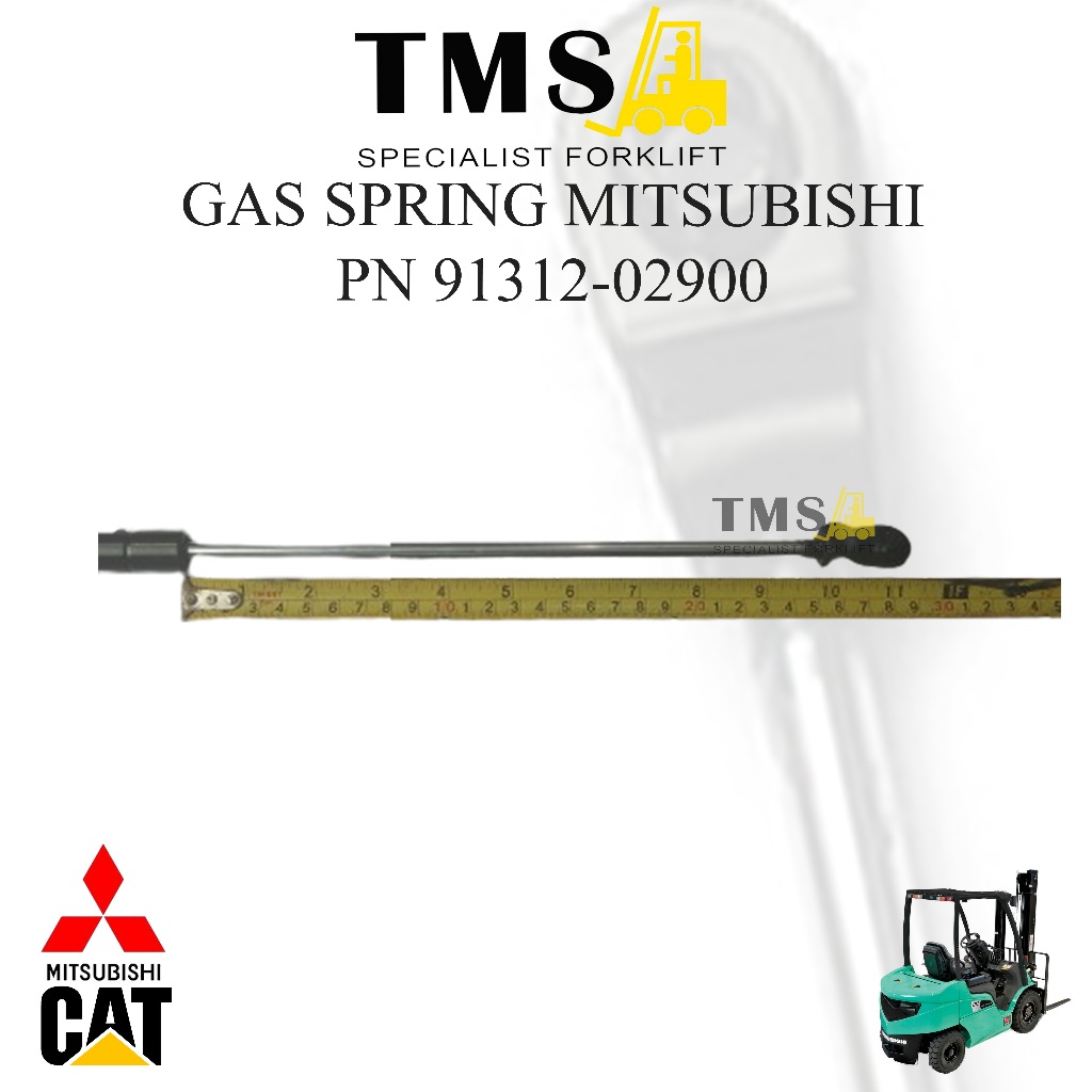 Gas Spring Mitsubishi Grendia Forklift FD20 2Ton - 3 Ton 91312-02900 Shock Forklift Counter Balance - Gambar 3