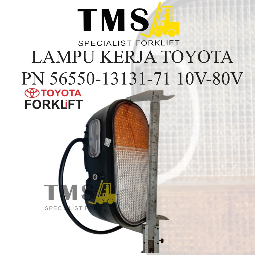 Lampu Kerja Toyota Forklift Head Lamp LED 56550-13131-71 10V - 80V - Gambar 4