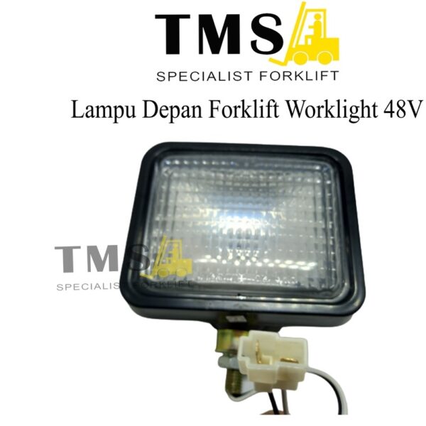 Lampu Depan Worklight Forklift 48V - Bohlam H3