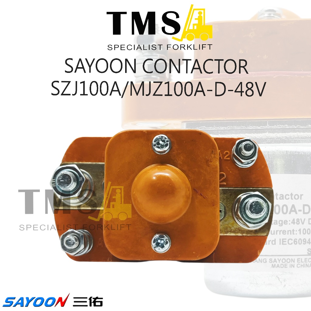 Sayoon Contactor SZJ100A MJZ100A-D 48V NO SZJ ZJ Forklift Kontaktor - Gambar 2