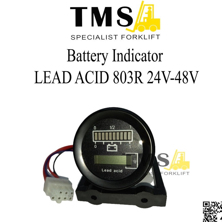 Battery Indicator 803R 24V-48V Forklift Lead Acid Not Curtis - Gambar 4