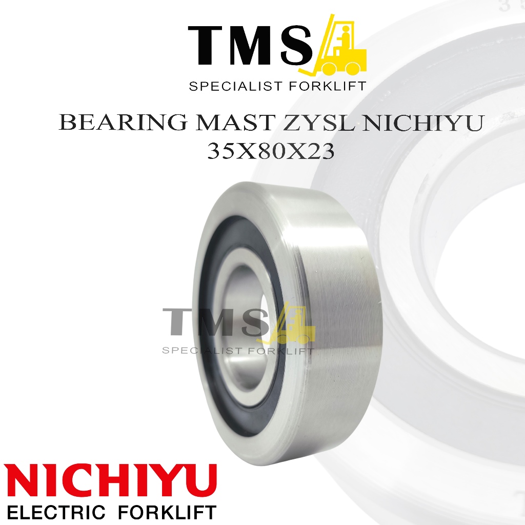 Forklift Mast Bearing 35x80x23 Nichiyu Roller Bearing Mast Roller - Gambar 5