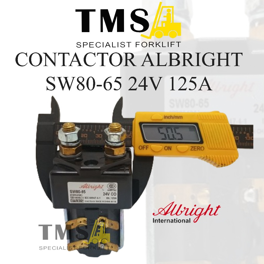 Albright Contactor Selenoid For Forklift SW80-65 24V 125A - Gambar 3
