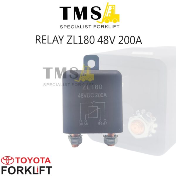 Relay ZL180 48V 200A DC Contactor Forklift Electric Heavy Duty Saklar Baterai Forklift