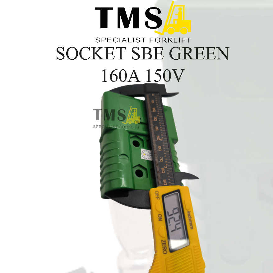 Socket Battery Forklift SBE 160 Green Plug SBE160A Hijau 160V DC - Gambar 5