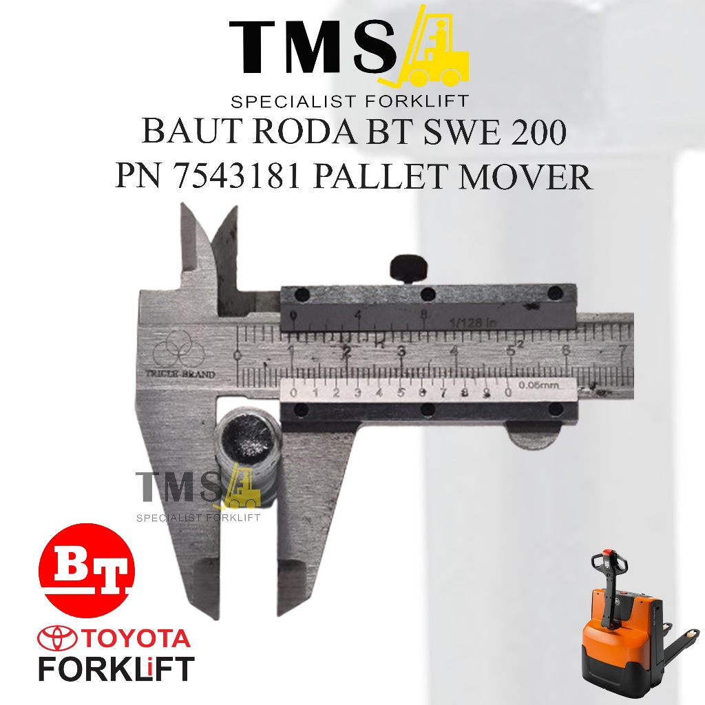 Baut Roda BT SWE 200 7543181 Pallet Mover Stacker Toyota BT Hexagon Bolt - Gambar 5