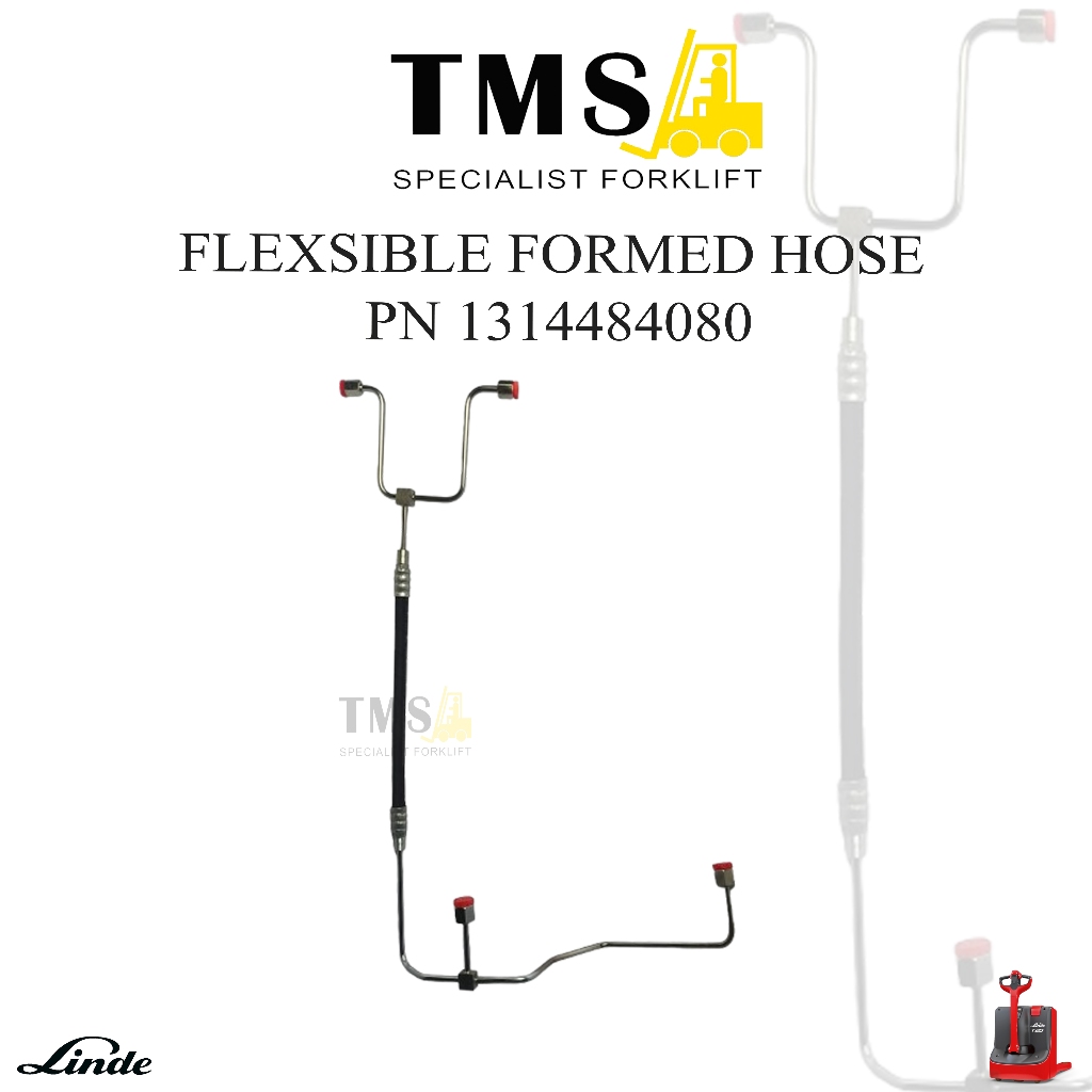 Flexible Formed Hose 1314484080 Selang Hydraulic LINDE Forklift T20