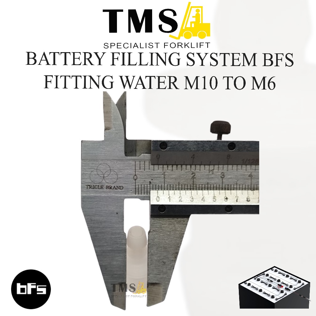 Battery Filling Sistem BFS Fitting Water M10 to M6 Fiting Air Battery Forklift - Gambar 4