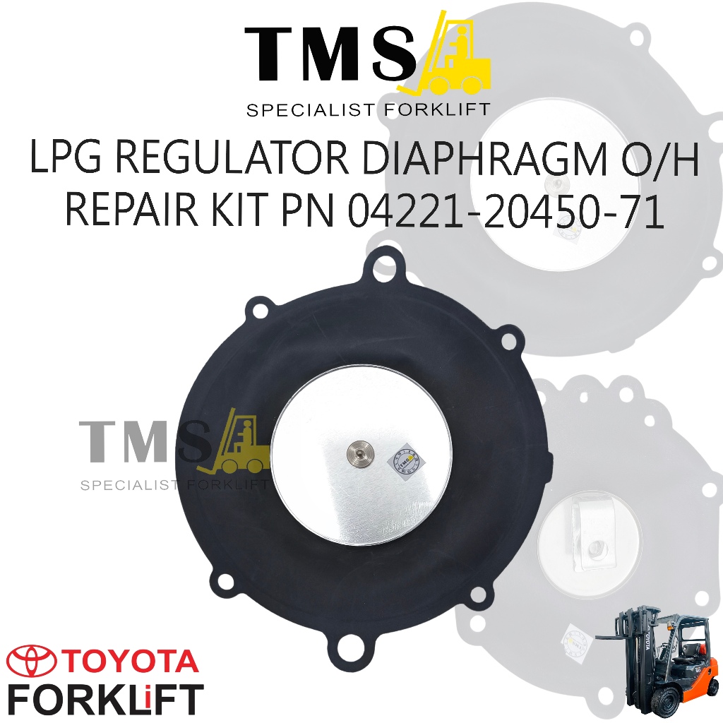 Part Number 04221-20450-71 Diaphragm O/H Kit Toyota Kit Membran LPG Forklift 4Y 8FG FGZN - Gambar 3