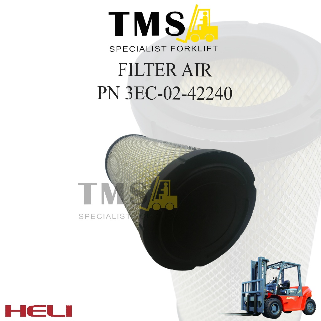 Filter Air Heli CPCD50 Part Number 3EC-02-42240 For Forklift - Gambar 2