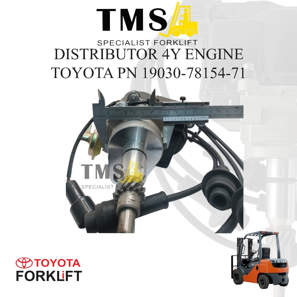 Distributor 4Y Engine 19030-78154-71 Toyota Forklift - Gambar 3
