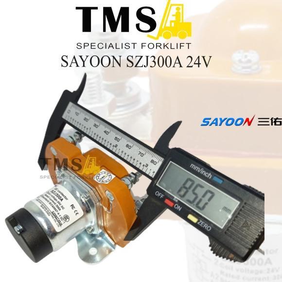 Sayoon Contactor SZJ300A MJZ300A 24V 1NO Forklift Eletric - Gambar 3