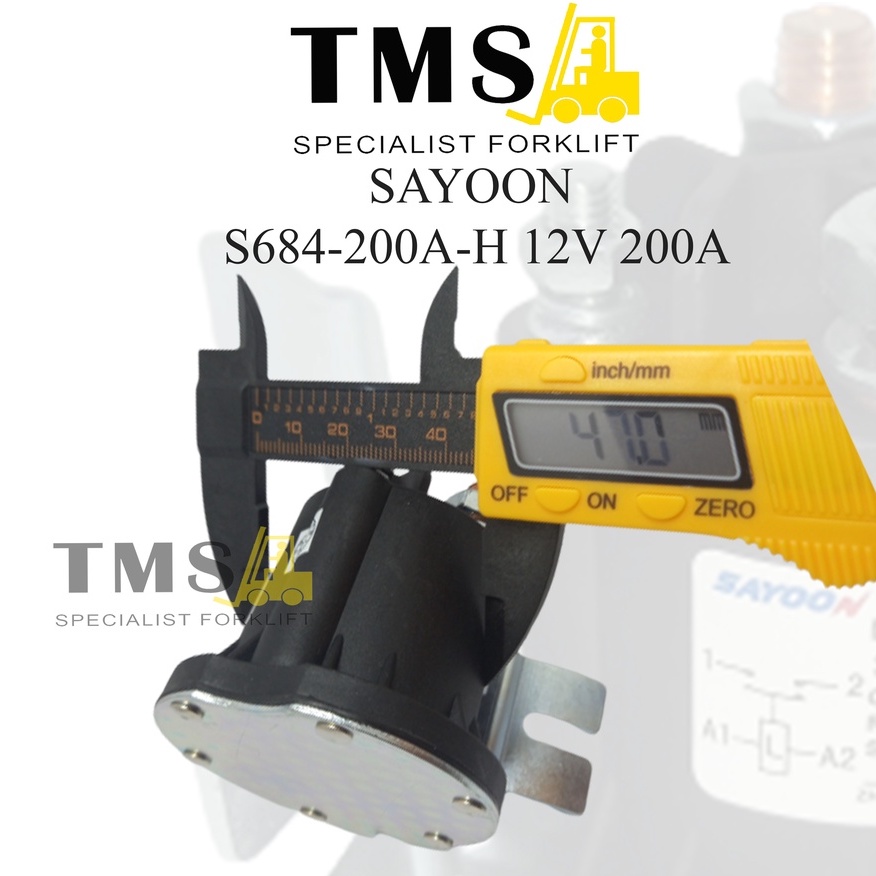 Sayoon Contactor S684-200A-H 12V 200A S684 Kontaktor Forklift - Gambar 3