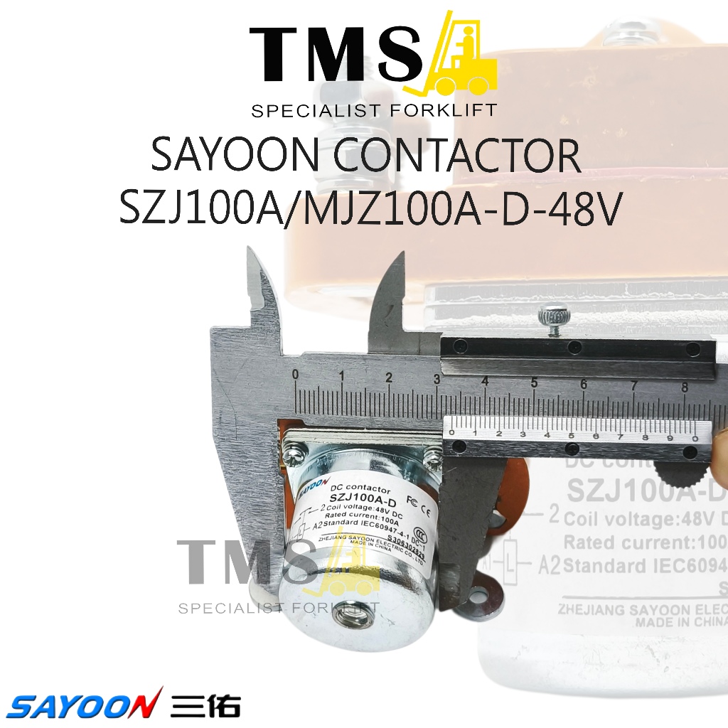Sayoon Contactor SZJ100A MJZ100A-D 48V NO SZJ ZJ Forklift Kontaktor - Gambar 4