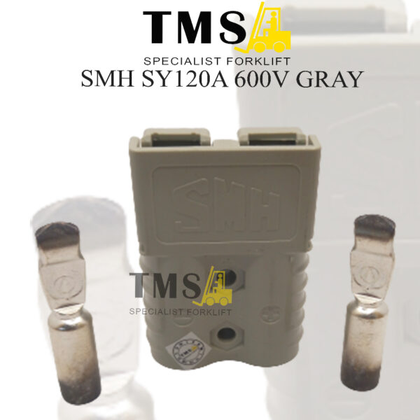 Plug Battery Connection SMH SY 120A 600V Gray Forklift Charger