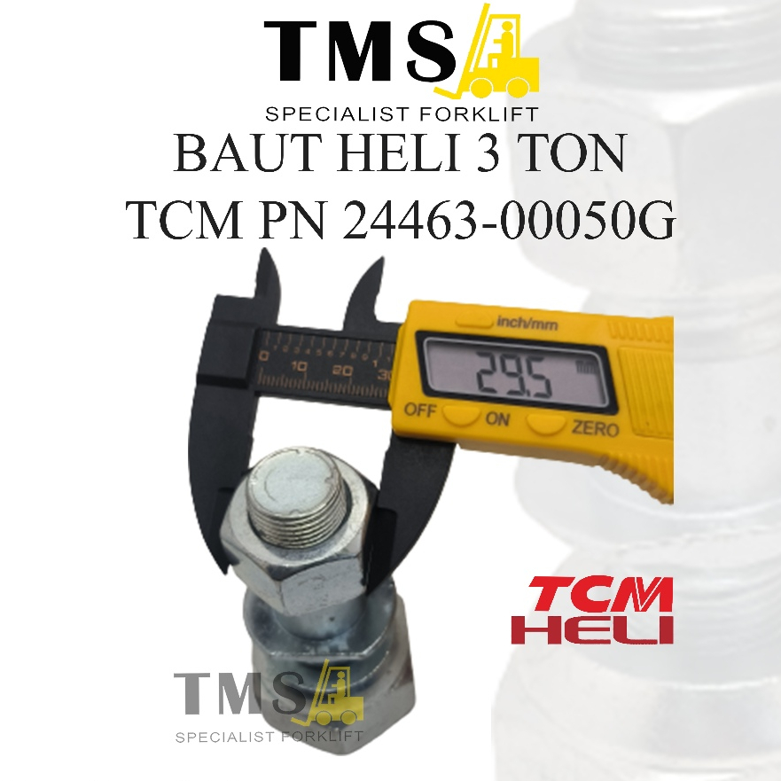 Baut Forklift HELI 3 Ton TCM 24463-00050G Screw Nut - Gambar 3