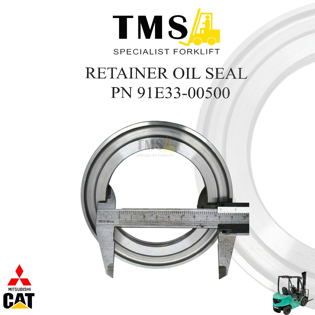 91E33-00500 Retainer OIL Seal 91E3300500 Mitsubishi Forklift CAT LIFT Truck - Gambar 4