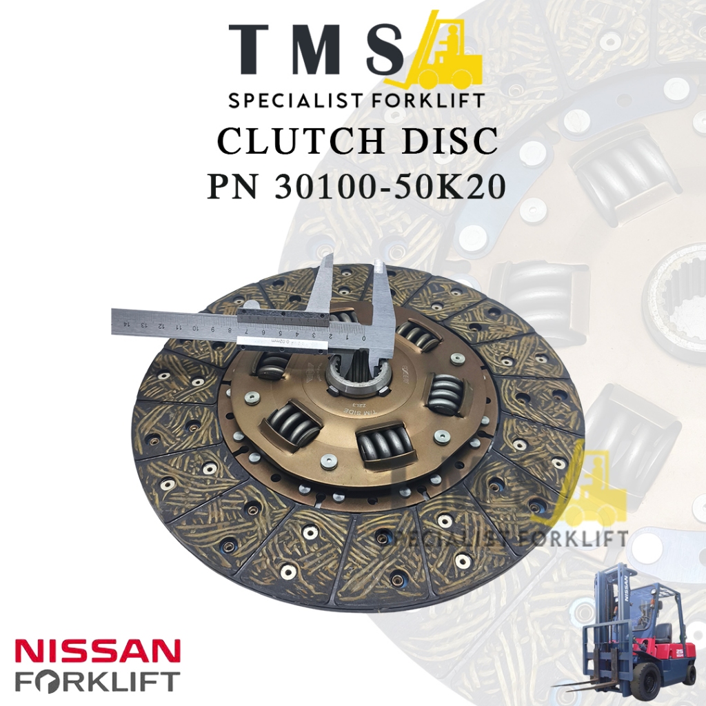 Disc Clutch Forklift Nissan Part Number 30100-50K20 Kampas Kopling 1.5-3 Ton - Gambar 4