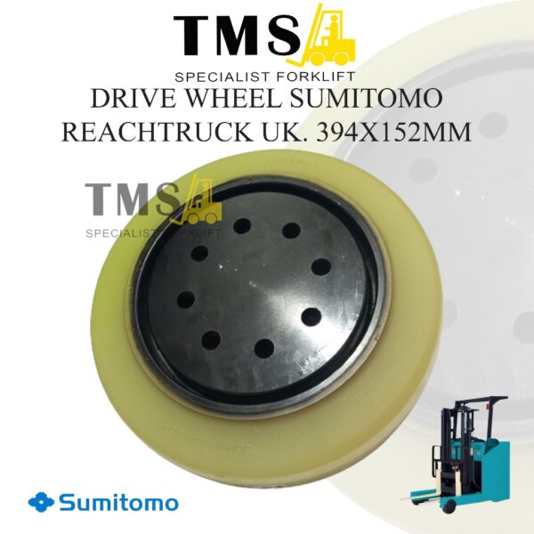 Roda ReachTruck Sumitomo Drive Wheel 8FBFR 2-3Ton 394x152 Quapro