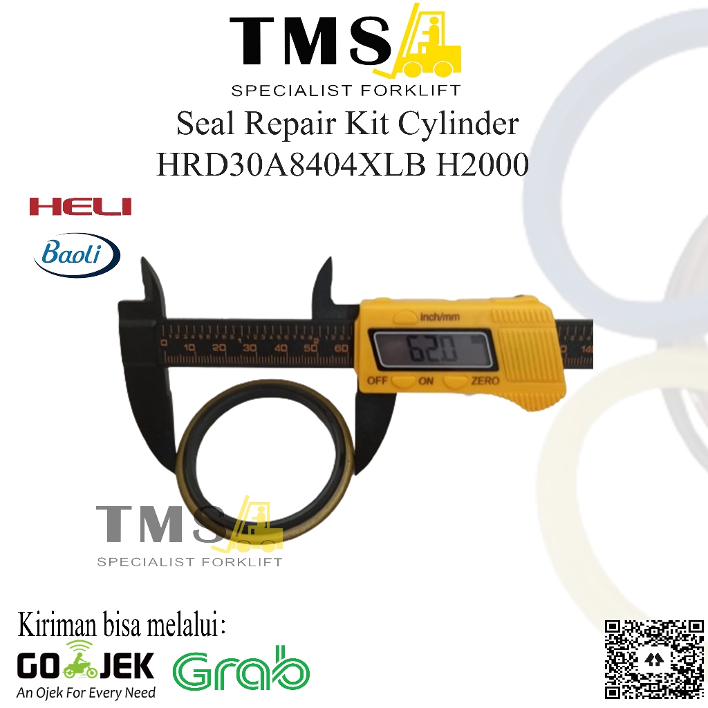 Seal Repair Kit Cylinder Heli Forklift HRD30A8404XLB H2000 Series - Gambar 5