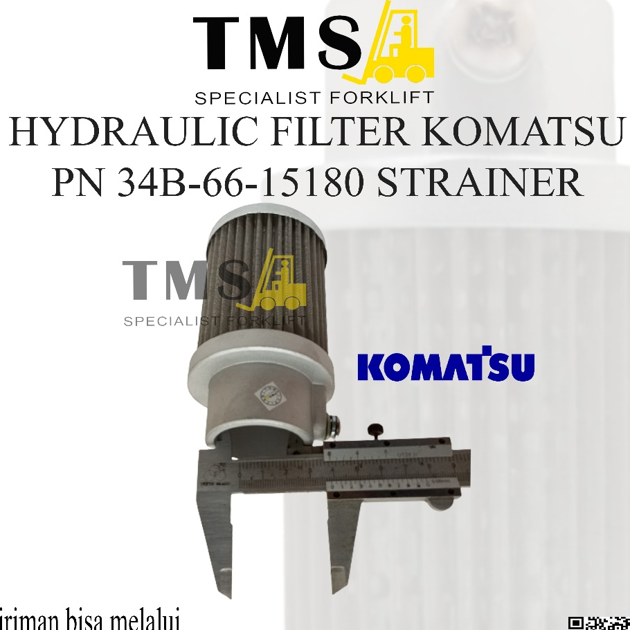 34B-66-15180 Hydraulic Filter Komatsu Forklift Strainer - Gambar 4