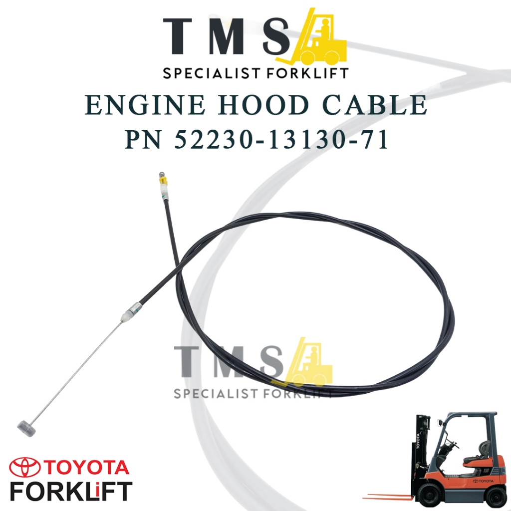 Engine Hood Cable 7FB10-30 1828mm Part Number 52230-13130-71 - Gambar 2