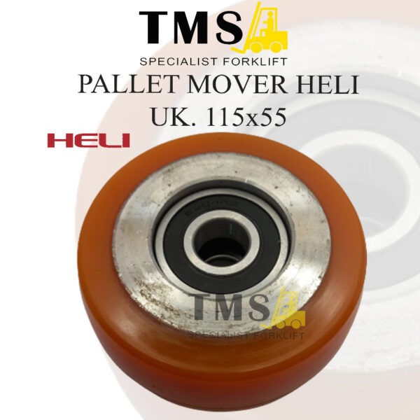 Roda Pallet Mover Heli Forklift Drive Wheel 115x55 Polyurethane OD 115