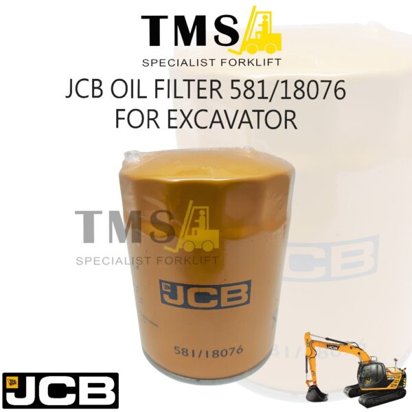 JCB OIL FILTER 581/18076 FOR EXCAVATOR