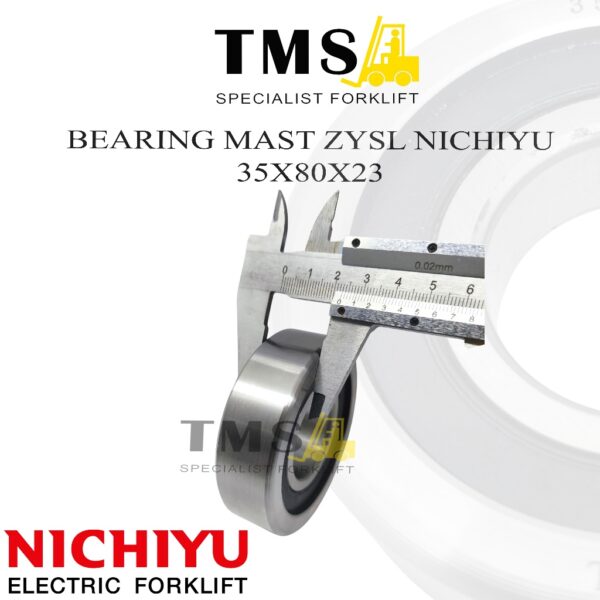 Forklift Mast Bearing 35x80x23 Nichiyu Roller Bearing Mast Roller