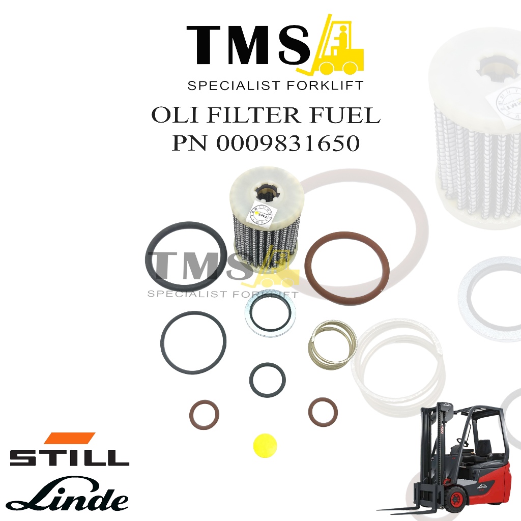 Oil Filter for LINDE STILL 0009831650 Filter OLI Forklift - Gambar 2