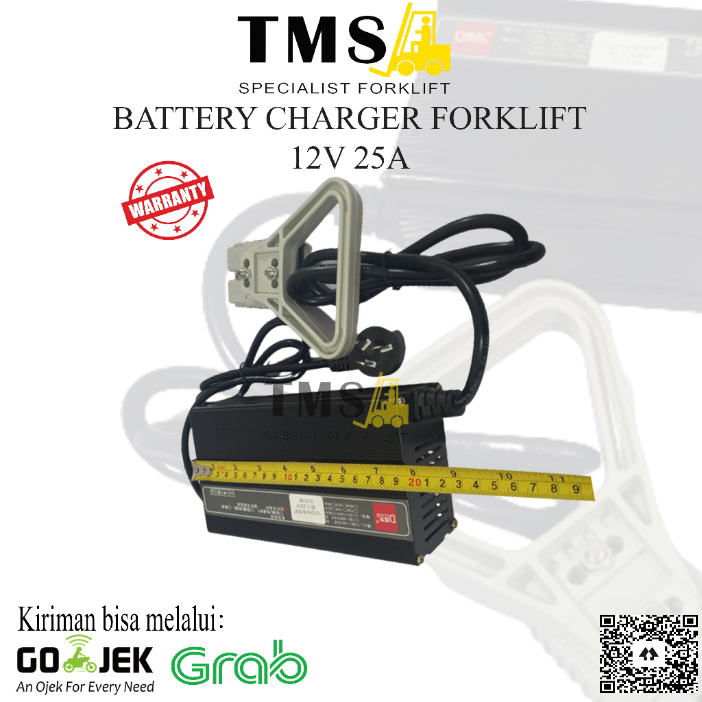 Casan Charger Battery Forklift Eletric Battery 12V 25A Forklift Pallet - Gambar 4