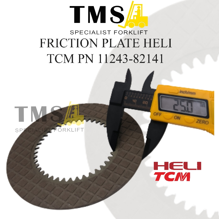Friction Plate 11243-82141 FORKLIFT Heli CPCD Disc TCM - Gambar 3