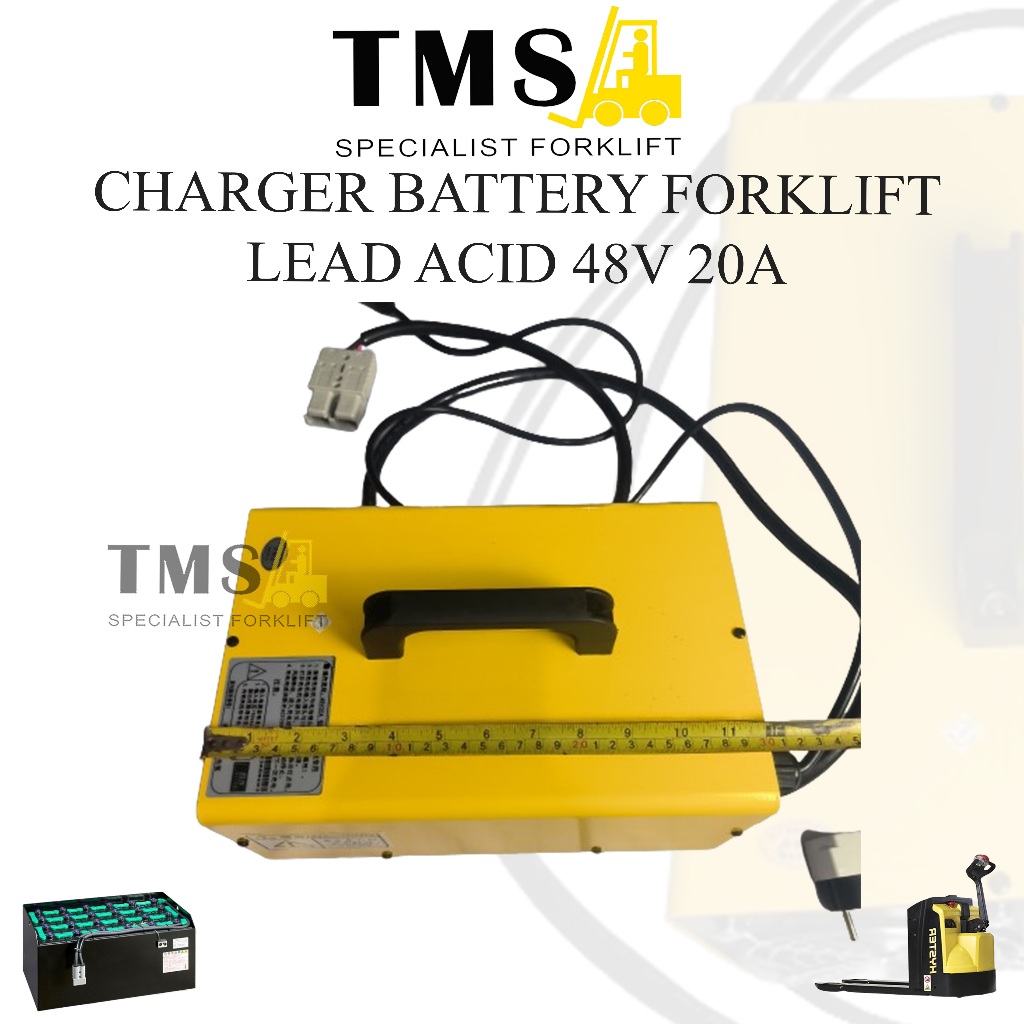 Battery Charger Charging Vehicle Palet Mover 48V 20A Lead Acid - Gambar 3