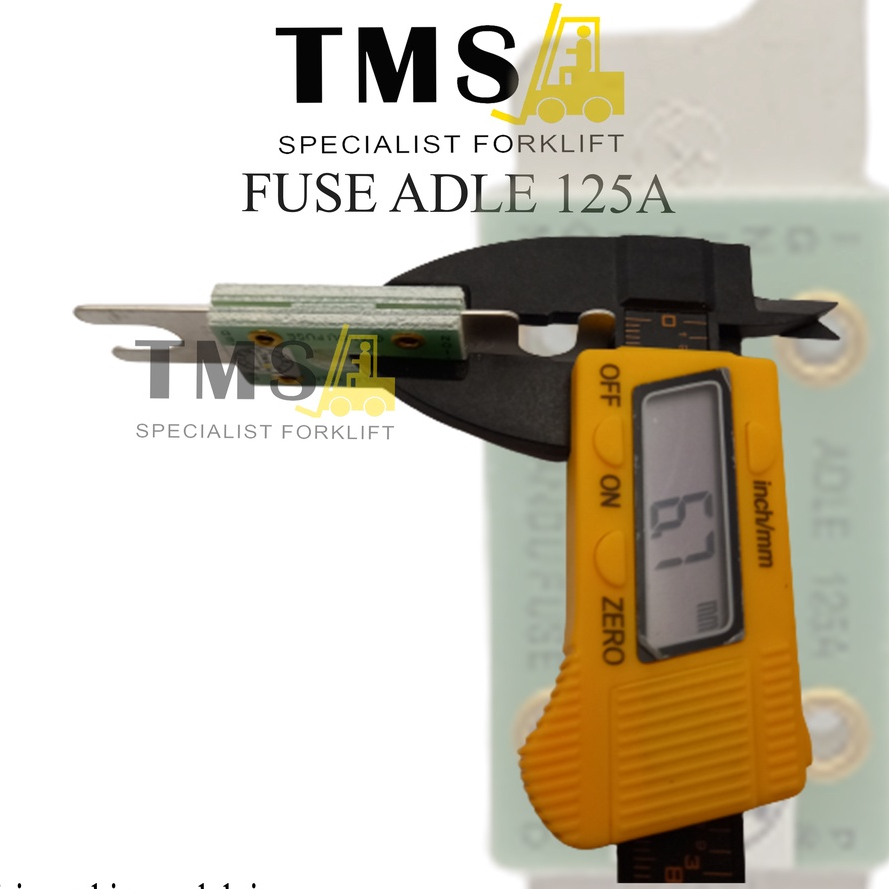 Sikring Fuse Forklift 125A Adle 32V - 125V Glass Copper Bergaransi - Gambar 5
