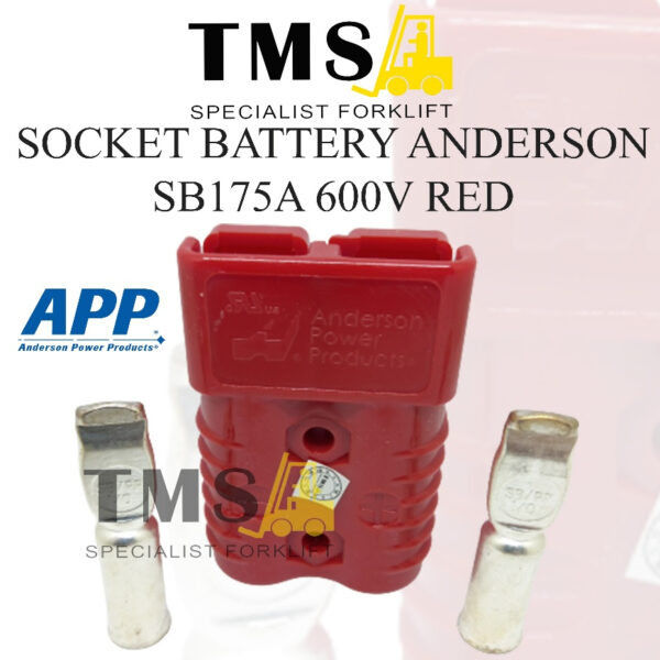 Anderson REMA SB175A Red Socket Battery for Forklift