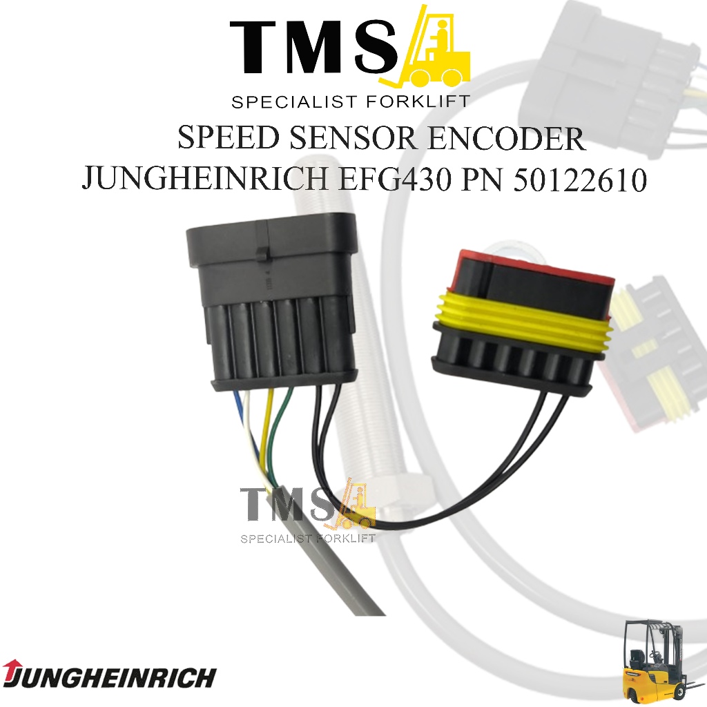 Speed Sensor Forklift Encoder 50122610 Jungheinrich Electric Forklift EFG430 3 Ton - Gambar 5