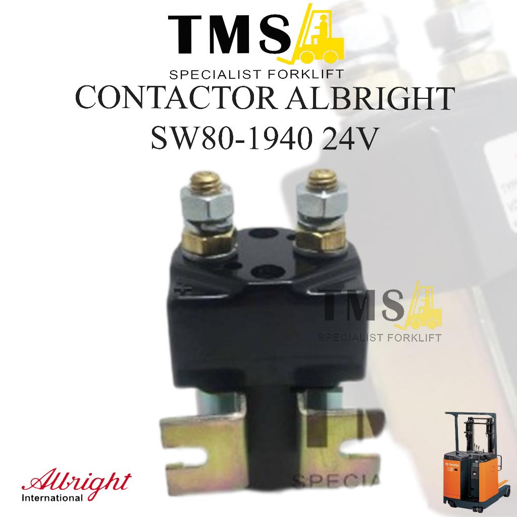 Albright Contactor Selenoid SW80-1940 24V for Forklift Electric - Gambar 2