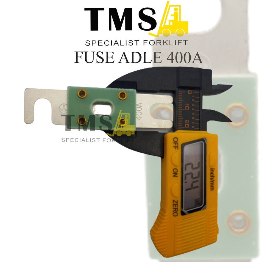 Fuse 400A Adle Glass Copper Laminated Sikring Forklift Volt Max 125V - Gambar 4