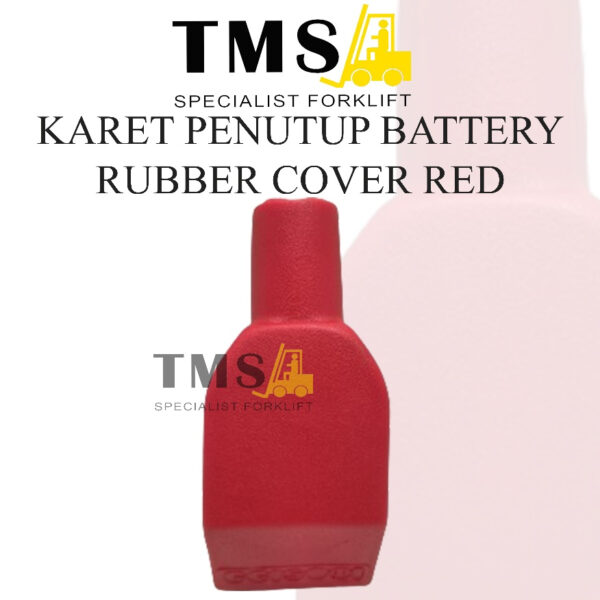 Karet Penutup Battery Forklift Cover Protection Red
