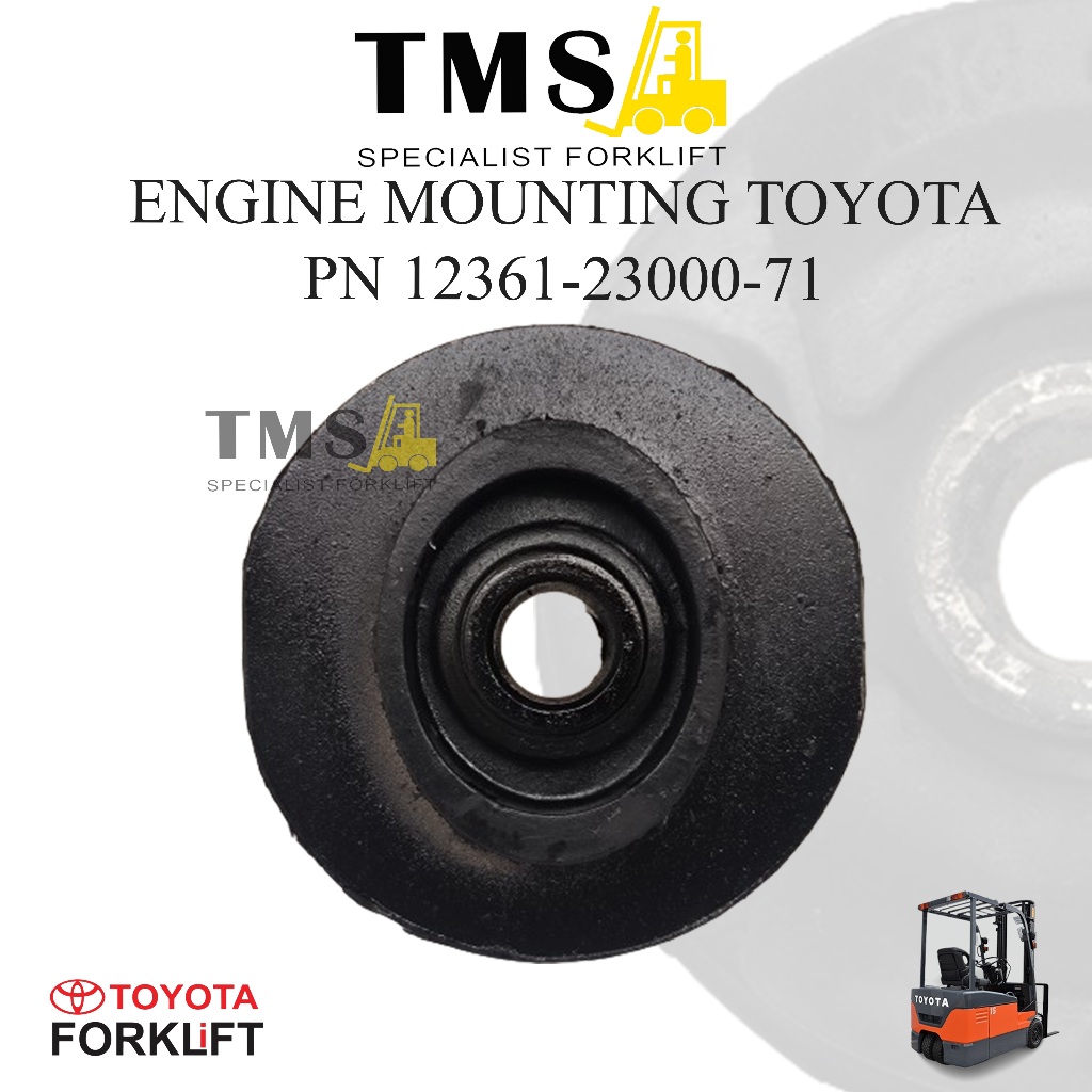 Engine Mounting 12361- 23000-71 Toyota Counter Balance 5FD 2.5 Ton Parts Forklift - Gambar 2